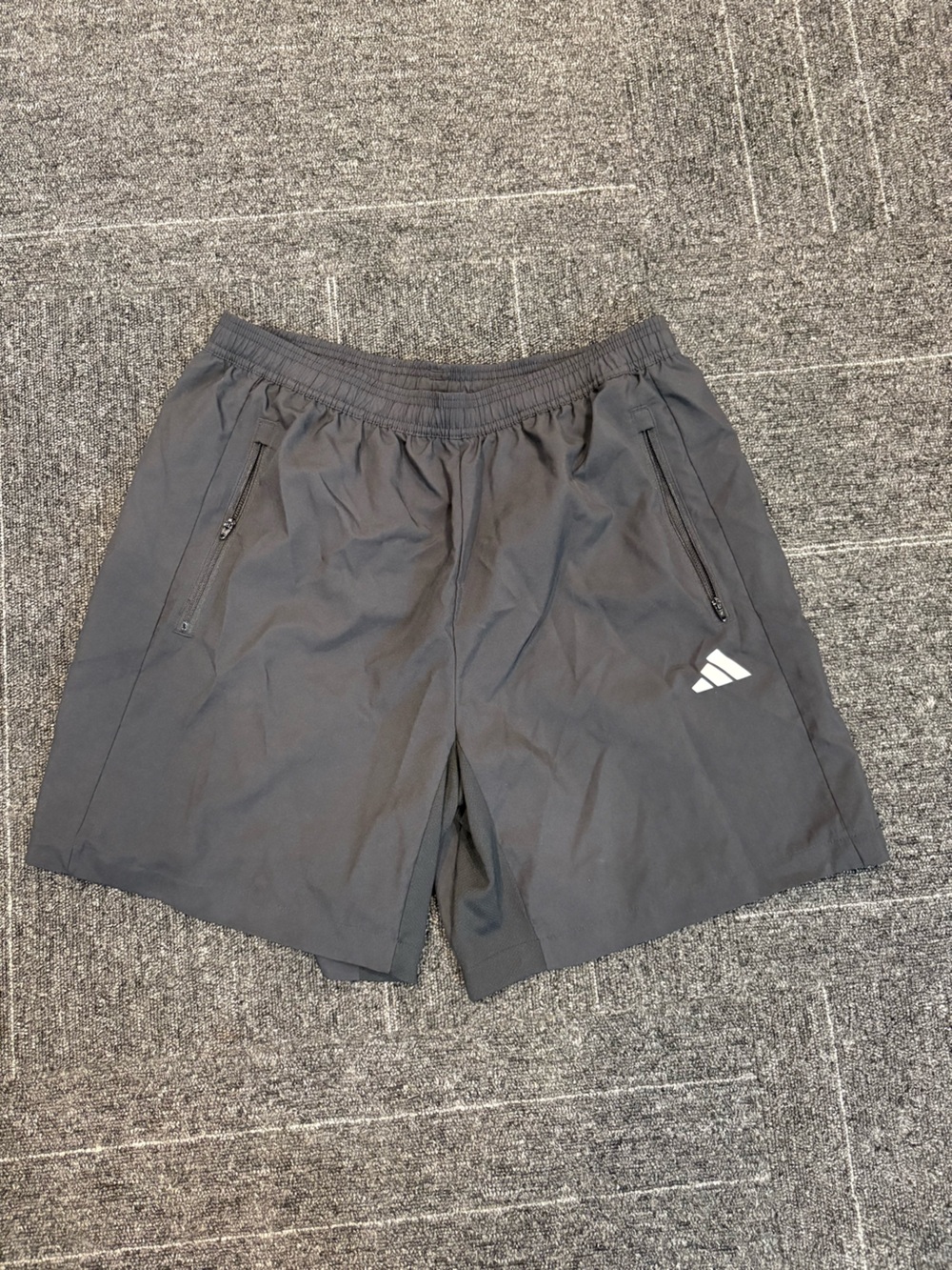 adidas Men's Black Athletic Shorts with Logo